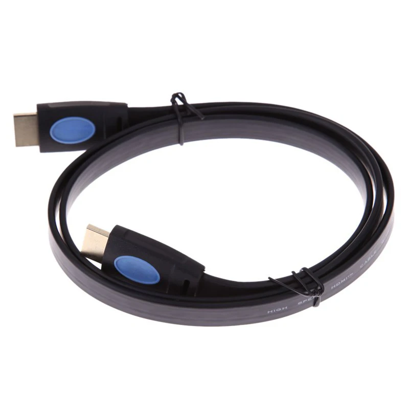 1 комплект плоский ультра высокой Скорость HDMI 2 0 кабель HDTV PS4 2160 P 4 K Blu Ray 18 Гбит/с
