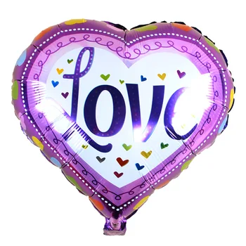 

18-inch Heart-shaped Aluminum Film Balloon I LOVE YOU Ballons for Valentine's Day Proposal and Wedding Party Decoration