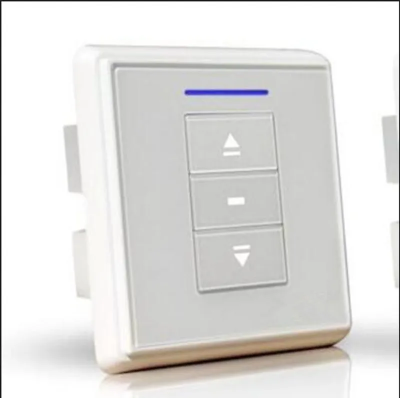 

Smarthome Push Button Wanel Switch Wall Light or Curtain Switch 2gang 2way 110~240V ACinput To DC output,1 Way or Two way