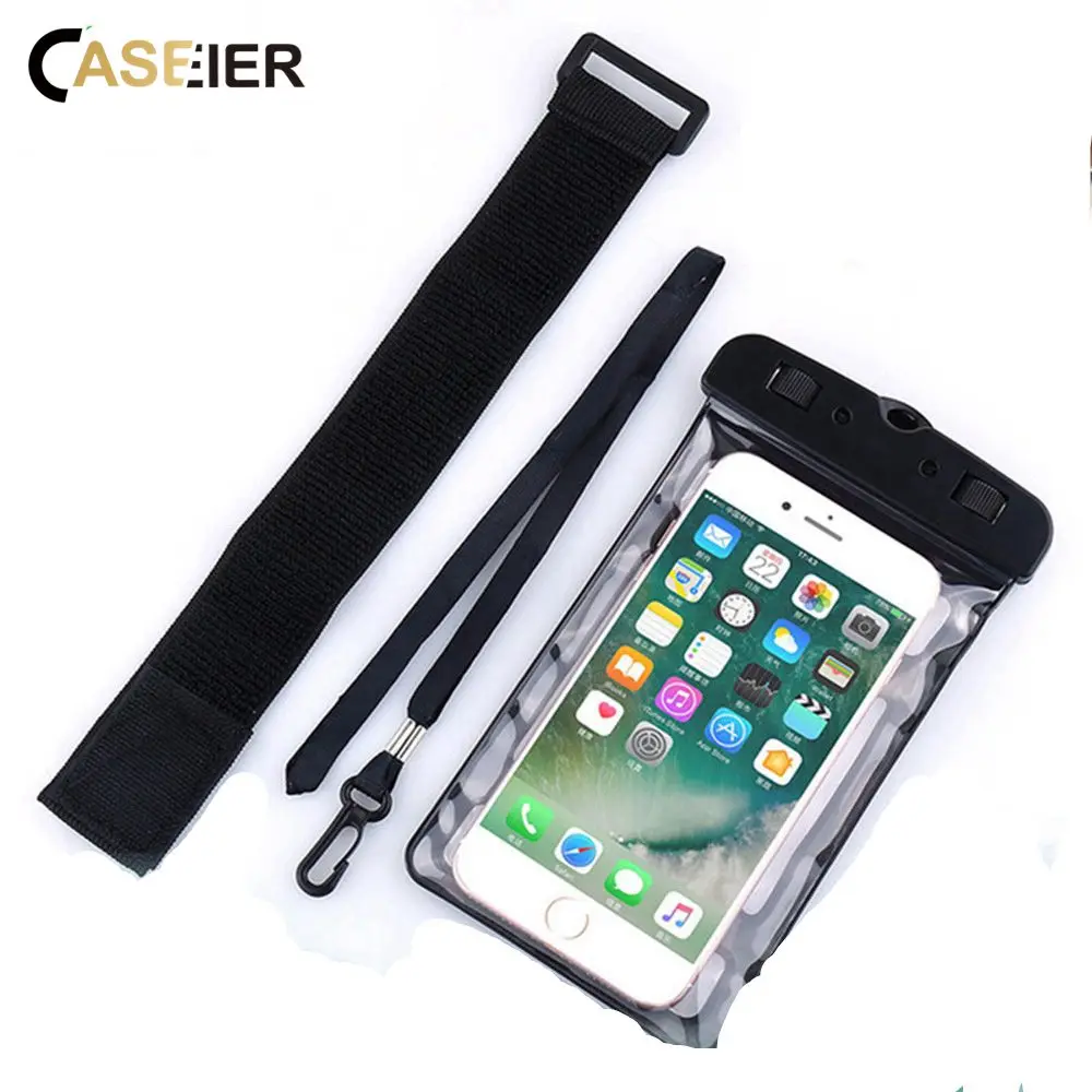 CASEIER 6 2 &quotУниверсальный IPX8 водонепроницаемый чехол для телефона iPhone 8 X Samsung S8 S9 Plus