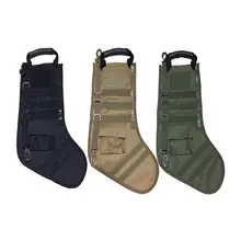 Водонепроницаемые и прочные рождественские чулки спортивные карманные тактические сумки для хранения удобный светильник подарочные носки