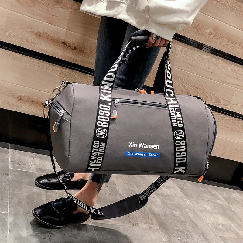 

Gym Bags Sport Fitness Handbags For Women Men Nylon Black Travel Duffel Outdoor Yoga bag Separate Space For Shoes Sac De bolsa