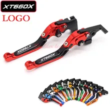 Alavancas de freio para motocicleta, punho ajustável para yamaha xt660 xt660r xt660x tenere xt 660 2004-2011