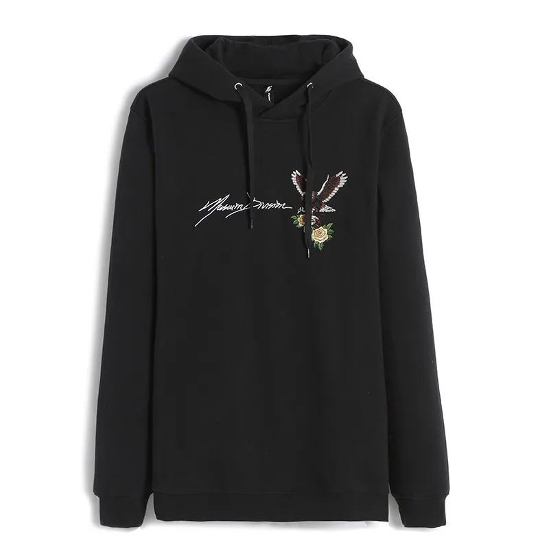 

Pioneer Camp warm fleece hoodies sweatshirt men brand-clothing fashion embroidery eagle winter thicken tracksuit male