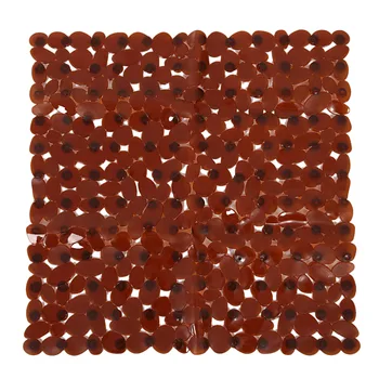 

Hot Sale Pebble Non-Slip Suction Bath Mat - Square Mat for Shower or Tub, Amber