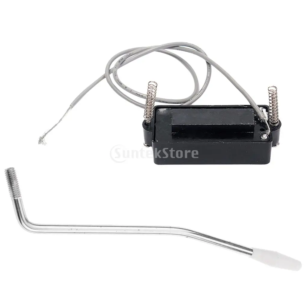 

Covered Single-coil 4-Pole Bass Pickup with 6mm Electric Guitar Tremolo Arm