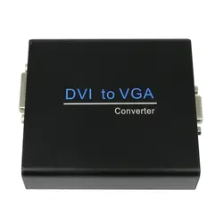 С DVI на VGA конвертера (24 + 1) цифровой DVI-I адаптер 1080 P для ПК hdtv-монитор видео оборудования
