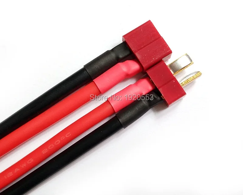 Deans Style T Plug Male Female Connector силиконовый провод с кабелем для подключения аккумулятора