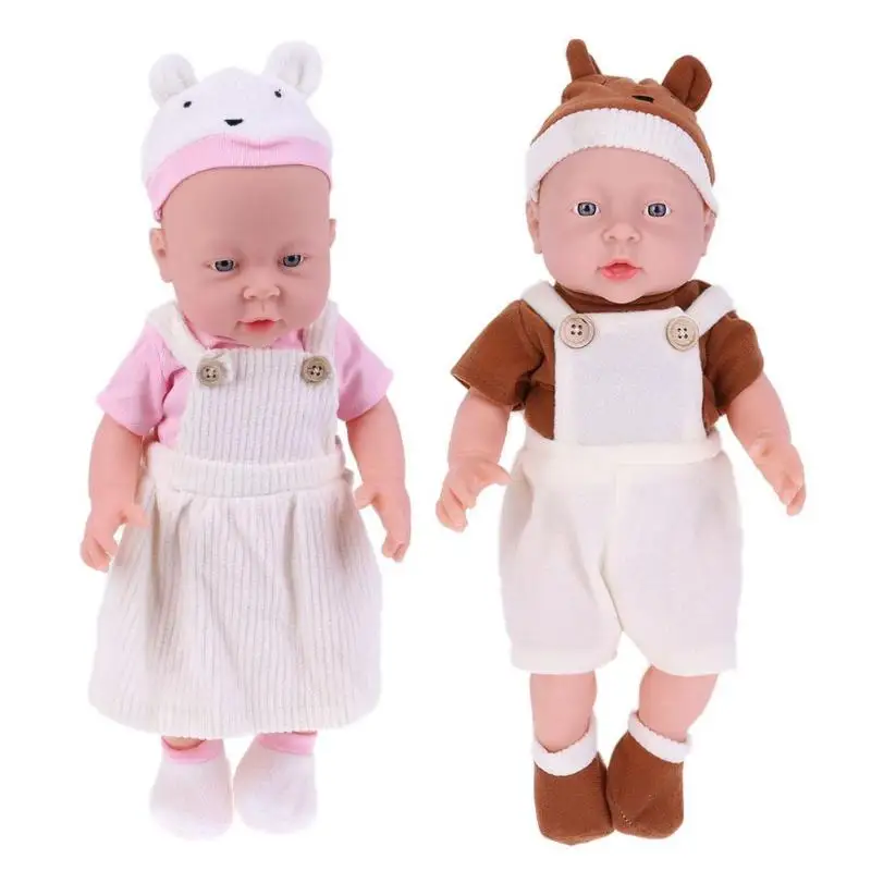 

41cm Cute Simulation Reborn Baby Doll Kids Sleeping Playmate Emulation Toys