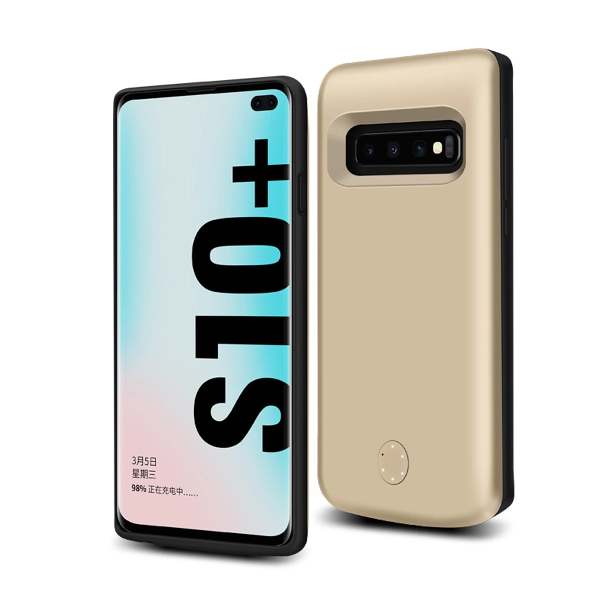 

For Samsung Galaxy S10 Plus Battery Case 6000mAh Slim TPU External Portable Charging PowerBank Charger Case For Samsung S10 Plus