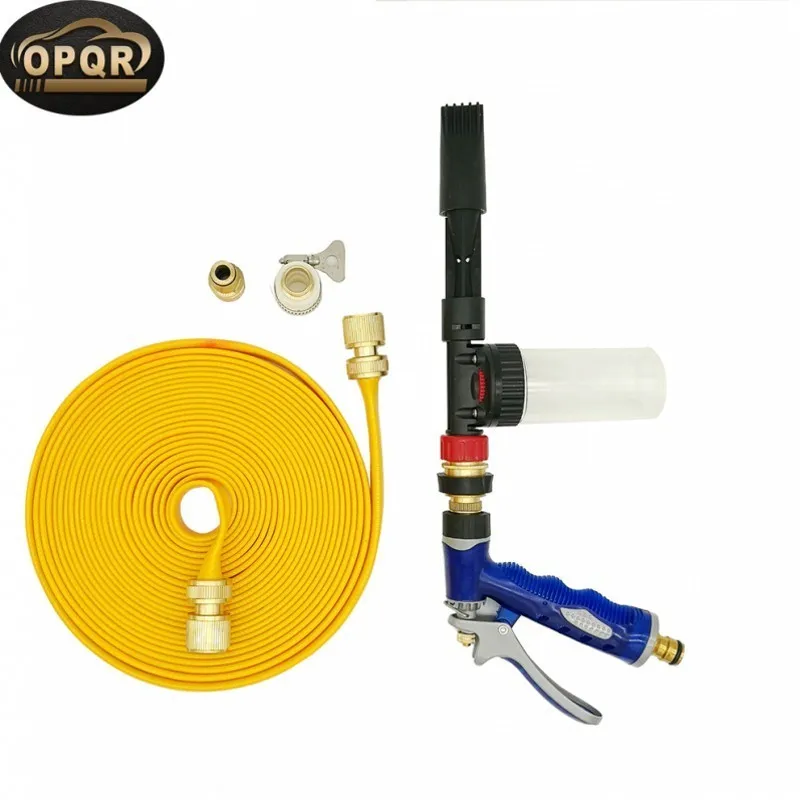 

High Pressure Water Hose Nozzle Garden Hose Sprayer for Showering Pets and Car Wash Garden Hose Set