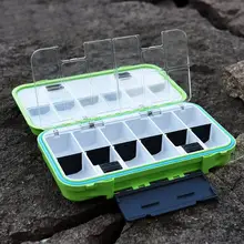 Зеленый двухсторонний Водонепроницаемый рыболовные принадлежности Box рыболовные снасти Box