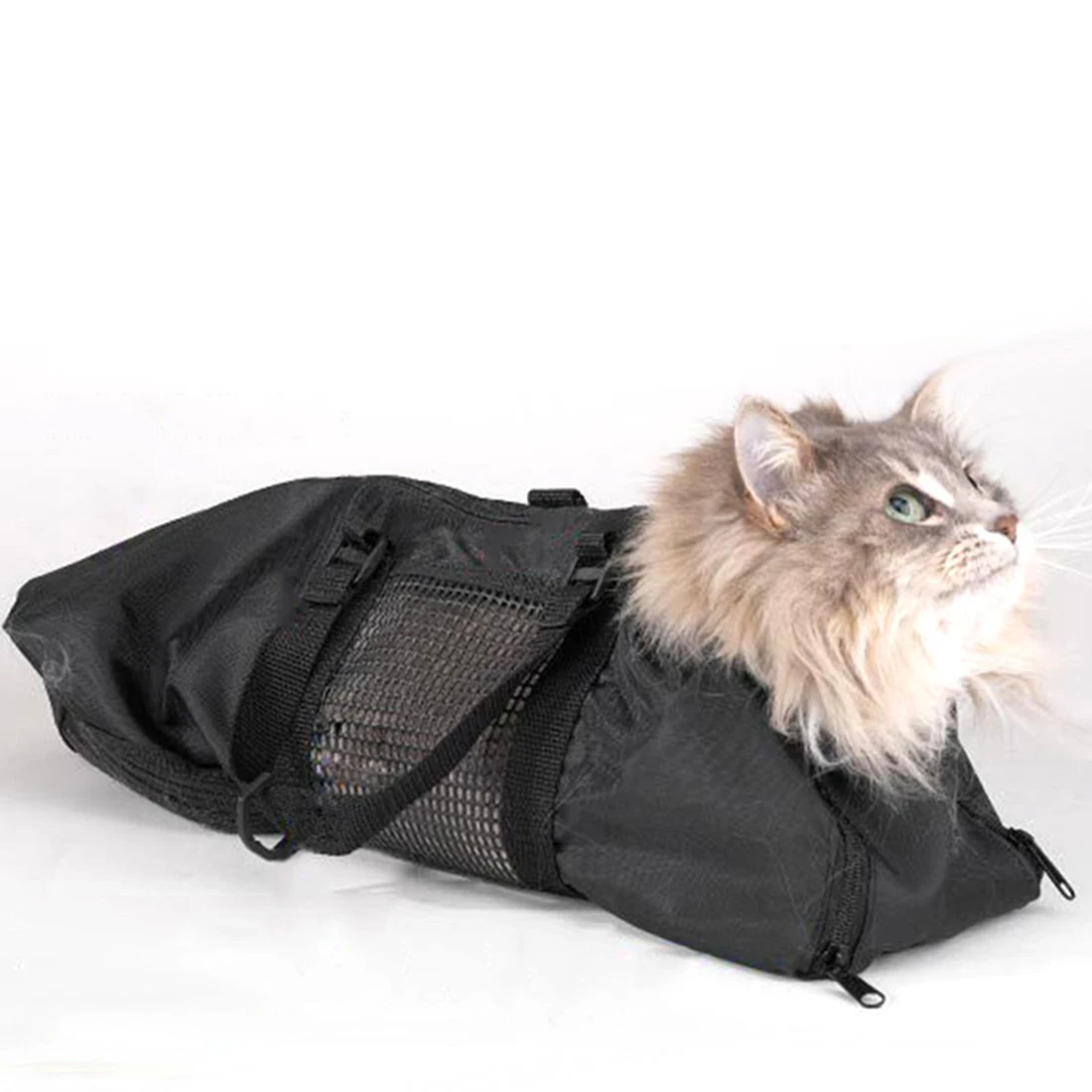 

Portable Multifunctional Cat Grooming Bag for Bathing Injecting Nail Trimming