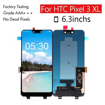 

10pcs/lot for HTC Google Pixel 3 XL Display + Touch Screen Digitizer Assembly for HTC Pixe 3XL LCD Free Shipping by DHL EMS