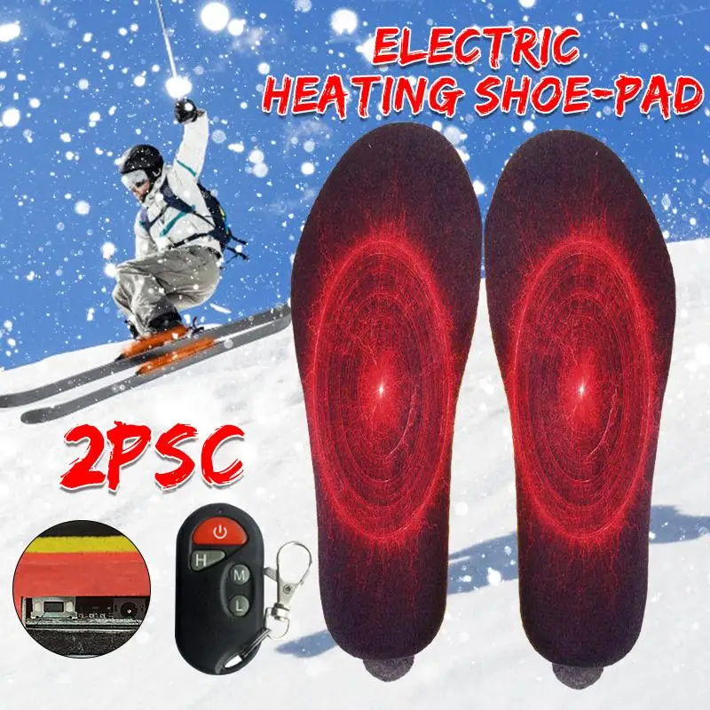 

1800mAH Heating Insoles With Wireless Winter Remote Control Battery Powered for men and women large EUR Size 41-45 Cut to Fit