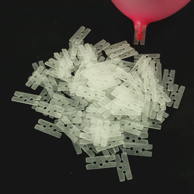 

Balloons Sealing Clip Ballon Buttons Clips Ballons Accessories 100 Pcs Party Decoration Supplies Festive Party Supplies