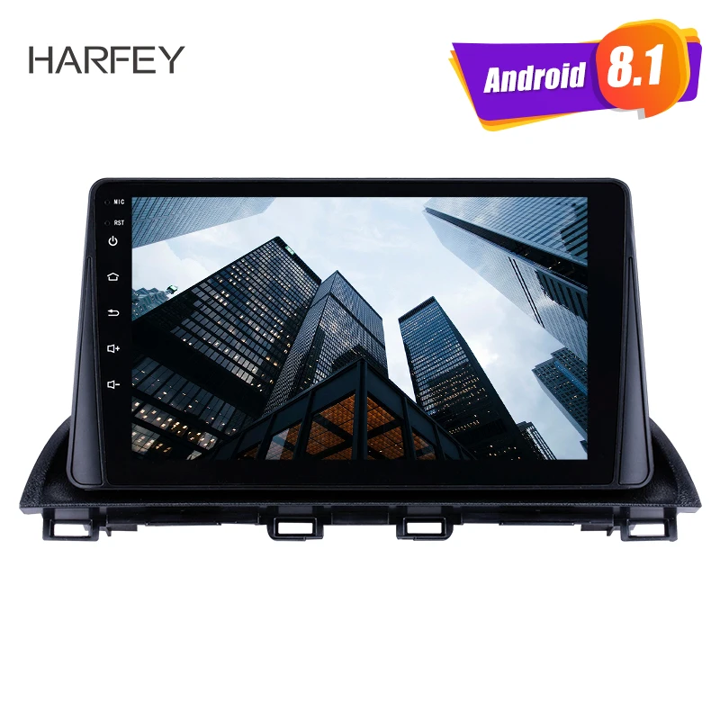 

Harfey 9" 8 Core Android 8.1 for MAZDA CX-4 2014-2017 Radio GPS Navi with HD USB 3G WIFI Bluetooth Music OBD2 Link Digital TV