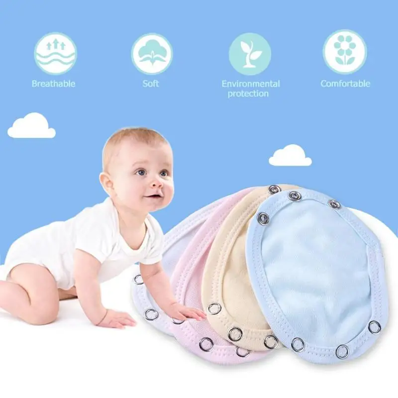 

Cute Baby Infant Romper Partner Extend Pad Kids Diaper Mat Boys Girls Jumpsuit Bodysuit Lengthen Extend Film 4 Color