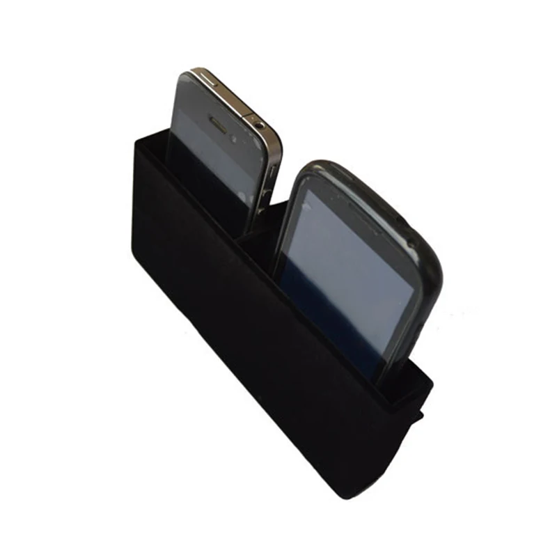 

1pc Center Extended Armrest Storage Black Plush Phone Card Box High Quality Accessory Suitable For BMW 7 Series 2011-2017