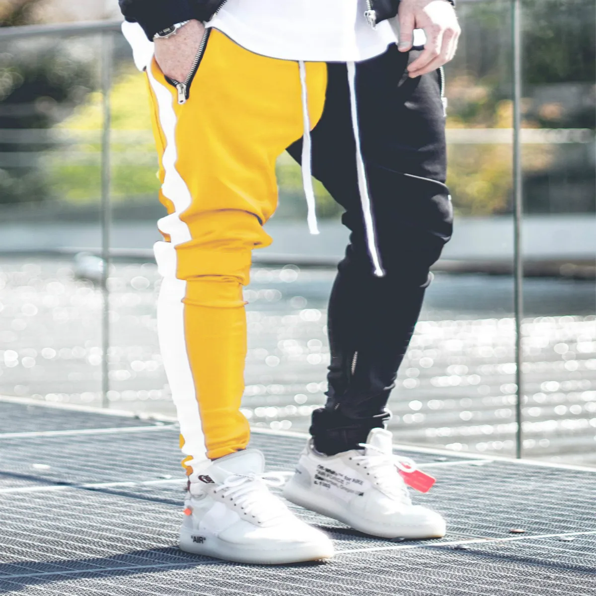 track pants skinny fit