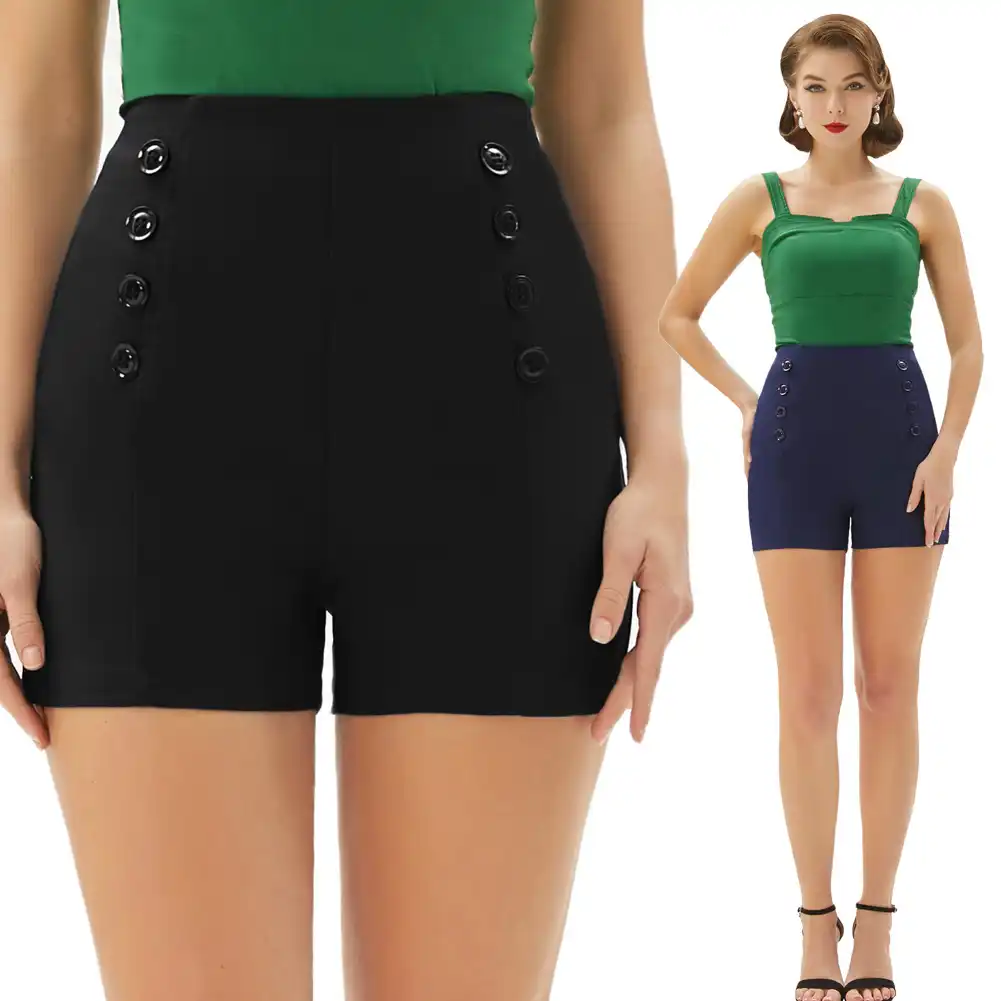 sailor shorts high waisted