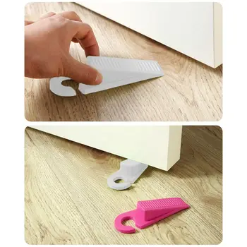 

Rubber Hook Type Door Stopper, Door Stop Works on All Floor Surfaces, Control The Size of The Door Gaps and Prevent The Lock-O