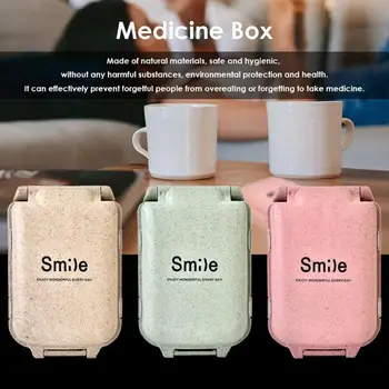 

Mini Pill Case Medicine Box 8 Grids Travel Home Pill Storage Container medicine separation organizer care tools