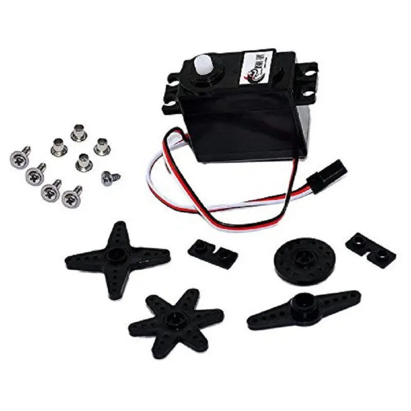 

DC 4.8V 360 Degree Continuous Rotation Servos Motor For Smart Car Robots Gear Motor Smart Car Robot Torsion