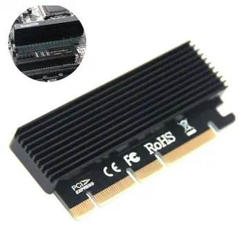 

Led Expansion Card Computer Adapter Interface M.2 NVMe SSD To PCIE 3.0 X16 Suitable port PCI-E 4X PCI-E 8X PCI-E16X