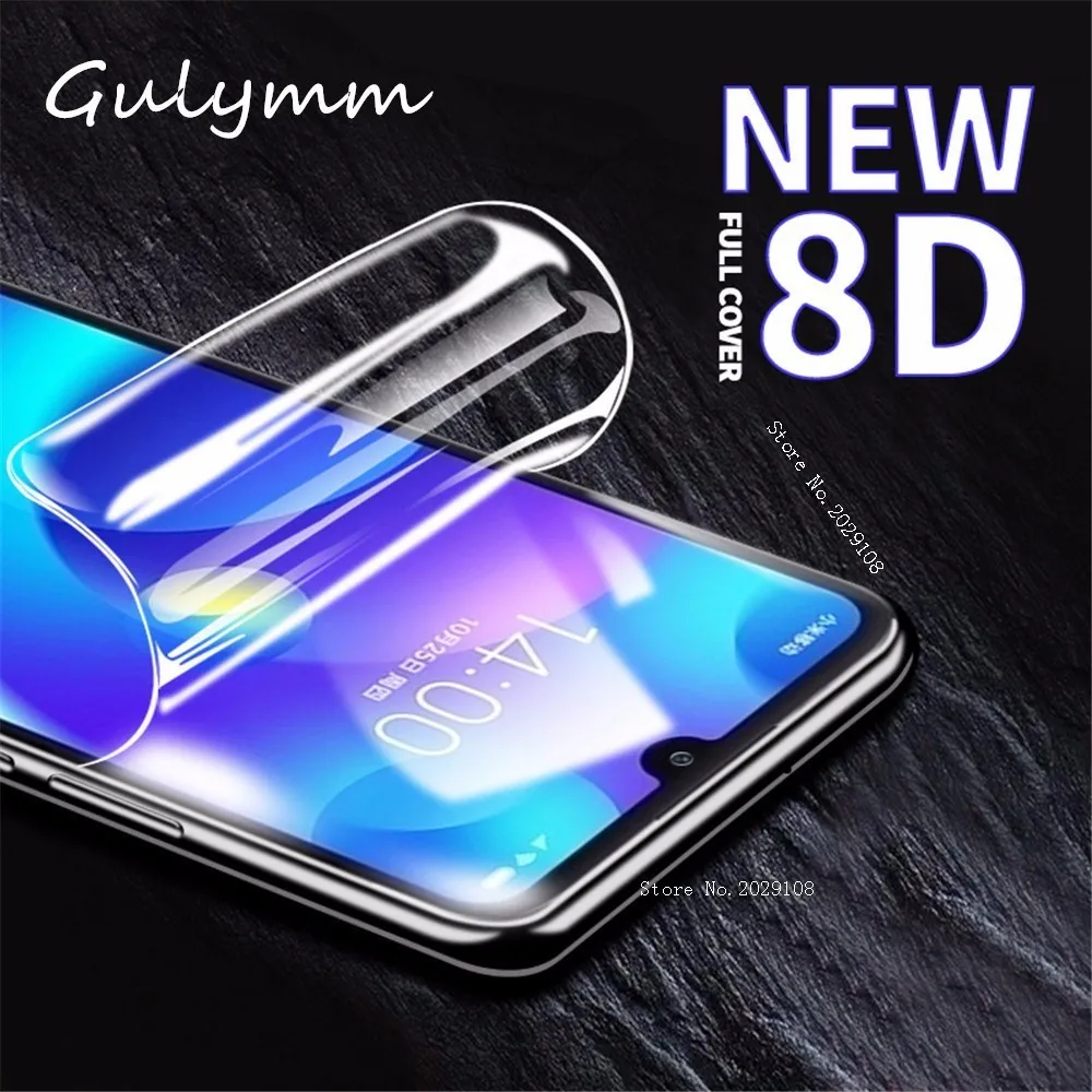 

8D Curved edge Full Cover Screen Protector For Xiaomi Mi Play Mi 9 A2 Lite For Redmi 6 Note 5 6 7 Pro Soft PET Hydrogel Film