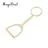 Lightweight Zinc Alloy English Horse Riding Equestrian Sports Stirrup Key Chain Holder 1