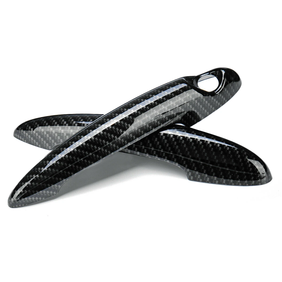 

2 pcs Door Handle Cover For MINI Cooper S R50 R53 R55 R56 Carbon Fiber Effect