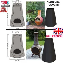 Большой 1,2 м высокий водостойкий Chimenea Chiminea Защитная крышка для хранения Великобритании