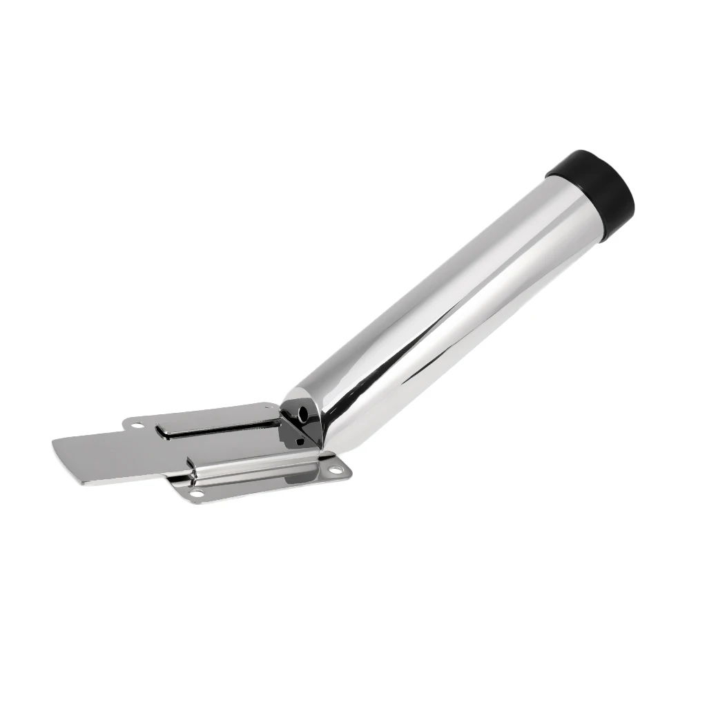 

Stainless Steel Marine-grade Removable Slide Mount Fishing Rod Holder with Mounting Bracket