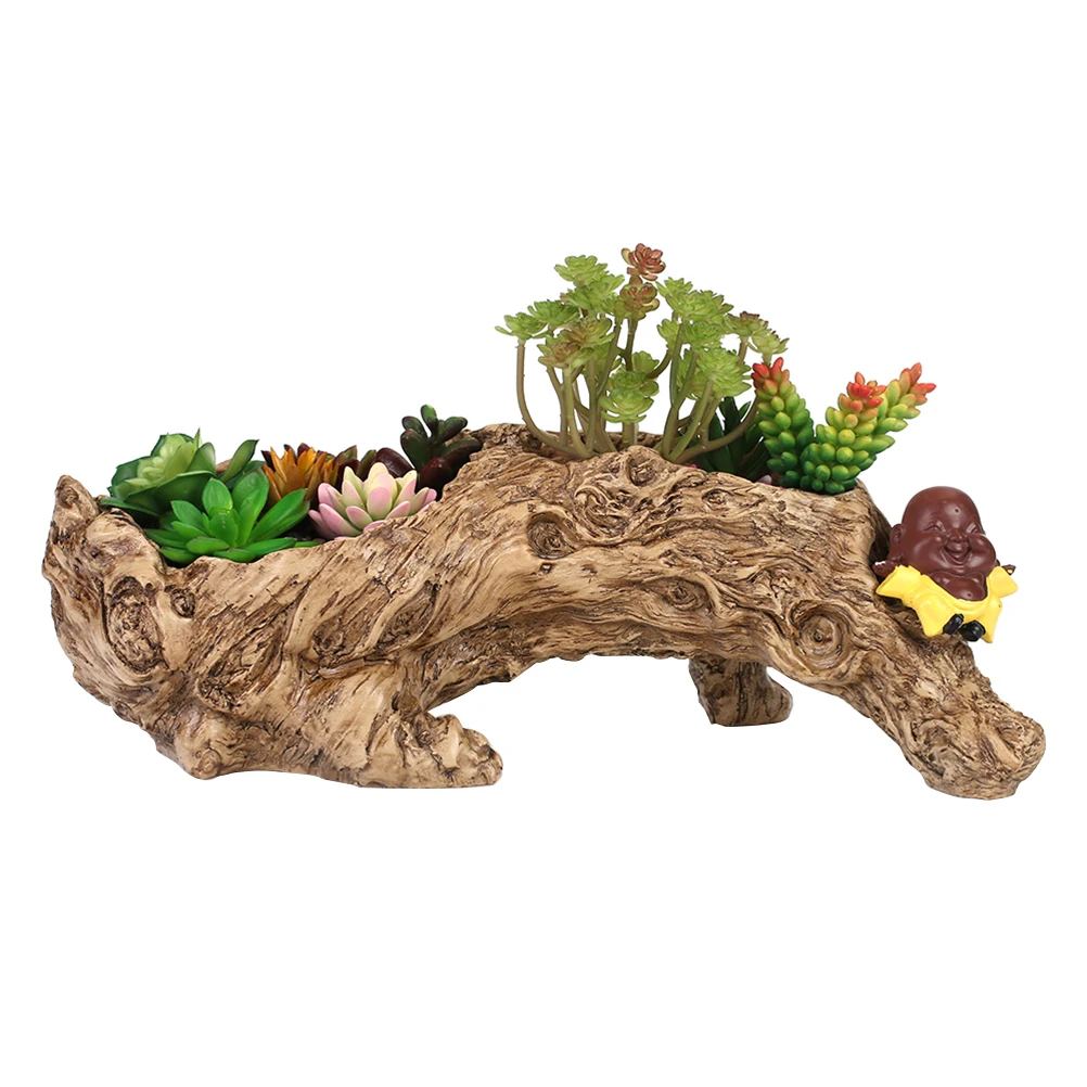 

Simulation Tree Root Succulent Plant Pot Garden Planting Pots Outdoor Botanic Garden Beautiful Garden Flower Pot DIY5