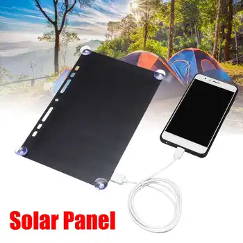 

Portable Solar Power Charging Panel 5V 10W USB Charger For Mobile Phone Tablet Frame Design for Traveling Camping Ultra Thin