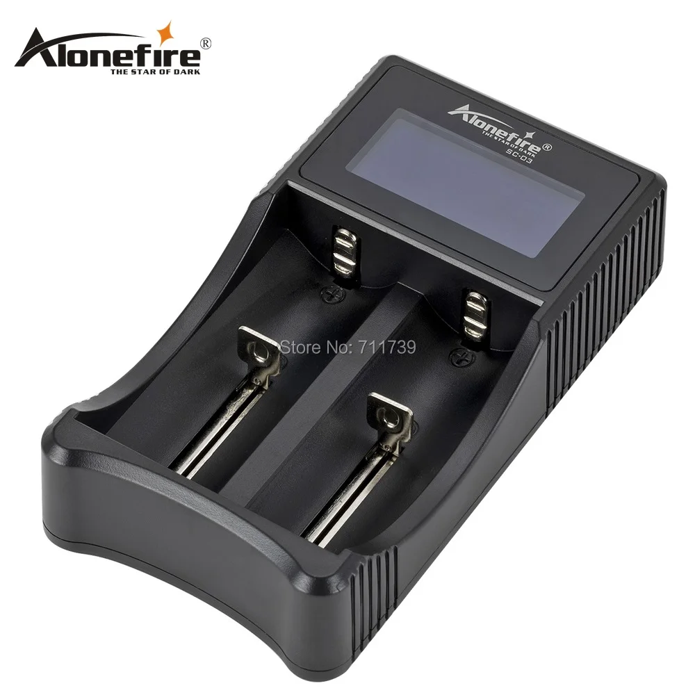 Умное зарядное устройство AloneFire для аккумуляторов li-ion Ni-MH Ni-Cd 26650 18650 14500 16340 18350 17500