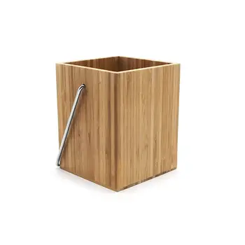 

Adeeing Square Bamboo Storage Bucket for Kitchenware Chopsticks Office Use