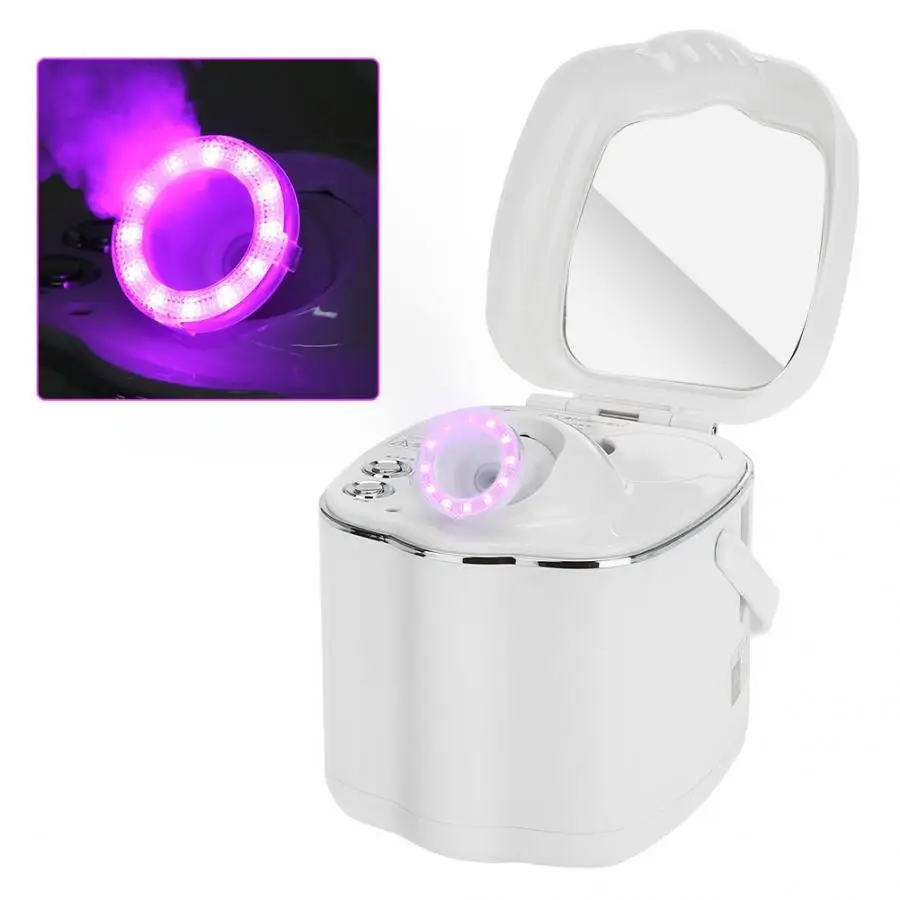 

220v Facial Steamer Nano Ionic Hot SteamFor Face Personal Sauna Moisturizing Face Sprayer Pores Blackheads