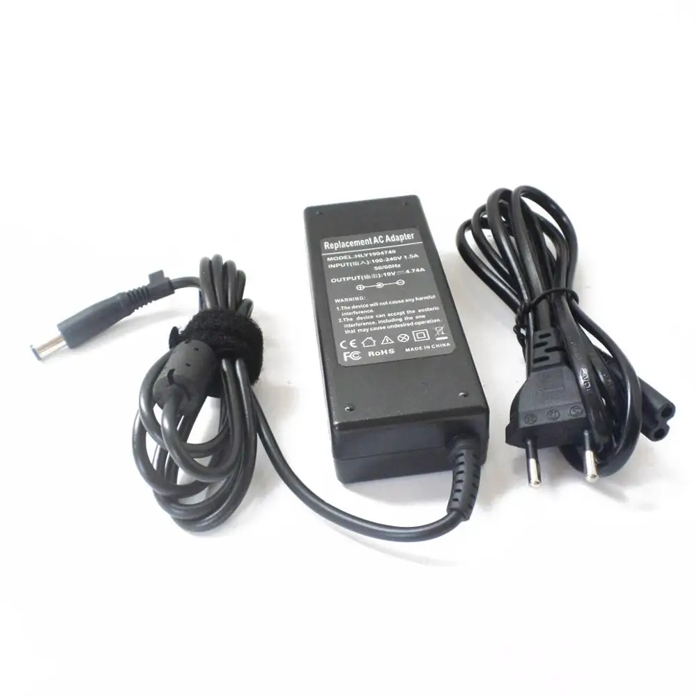 AC Adapter 7.4mm*5.0mm 19V 90W For HP HDX16 HDX 16T X16 X16T ED495AA#ABA ED494AA ABA Pin Laptop Power Charger Plug _ - Mobile