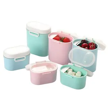 

Newborn Baby Milk Powder Box Portable Infants Formula Milk Dispenser Food Sealed Storage Box Plastic Kids Snack Cans Bottle Care