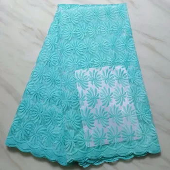

High Quality Mesh Nigerian Lace Fabrics 2018 Tulle Embroidered African Lace Fabric Guipure French Net Lace Fabric