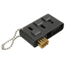 HLZS-набор 3 в 1 Гольф клуб щетка паз очиститель черный