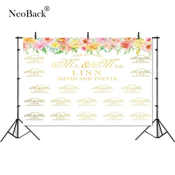 

Thin Vinyl the future Mr and Mrs linn DAVID and YVETTE flower Photography studio Backgrounds professional indoor Photo Backdrops