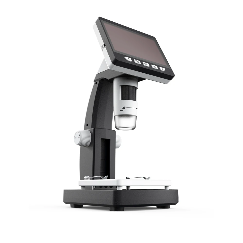 

LCD Digital usb Microscope with High Brightness 8 LEDs and HD Multimedia Interface Built-in Lithium Battery soldering microscope