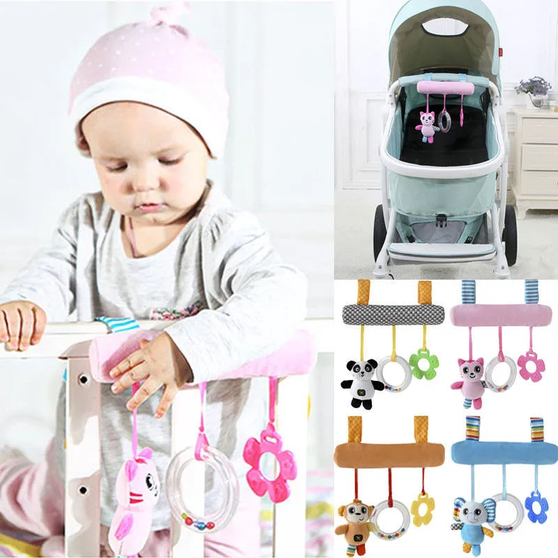 2019 Newest Infant Mobile Baby Pram Crib Cot Car Pushchair Bed Rattles
