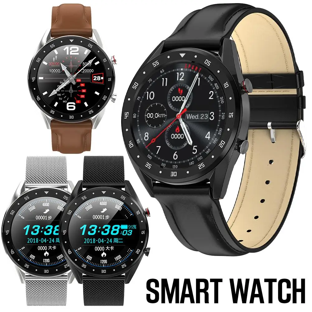 

L7 Smart Bracelet Metal Dynamic Heart Rate Blood Pressure Oxygen Sleep Monitoring IP67 Waterproof Fitness Tracker Sports Watch