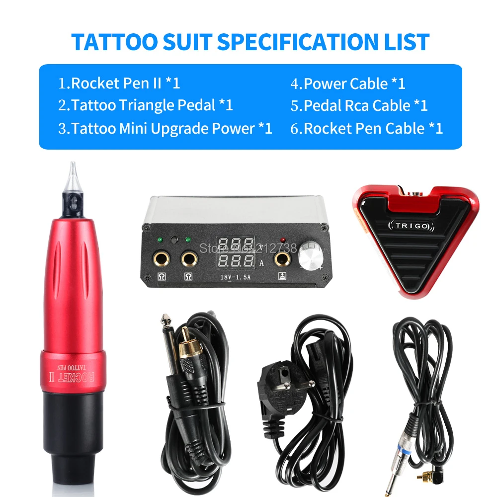 Professional Rotary Tattoo Pen Machine Set Tattoo Power Kit Accessories  Tattoo Supplies Hot Sale-b7 - Tattoo Kits - AliExpress