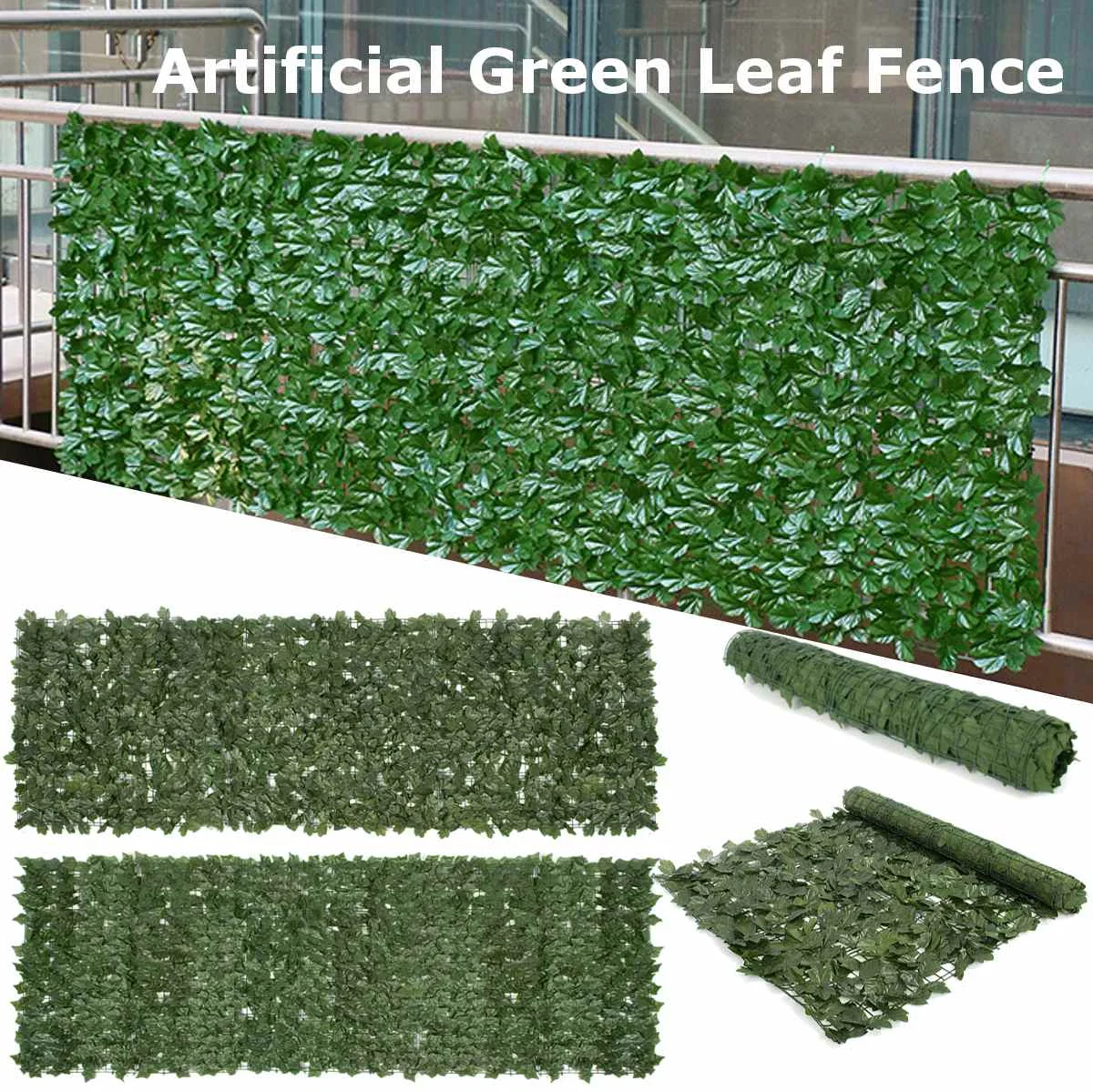

Artificial Plants Fence Decoration Garden Yard for Home Wall Landscaping Green Background Decor Artificial Leaf Branch Net