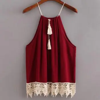 

Thefound Women Summer Vest Top Sleeveless Tee Shirt Blouse Casual Loose Tank Tops New Hot O-Neck Sleeveless Blusas